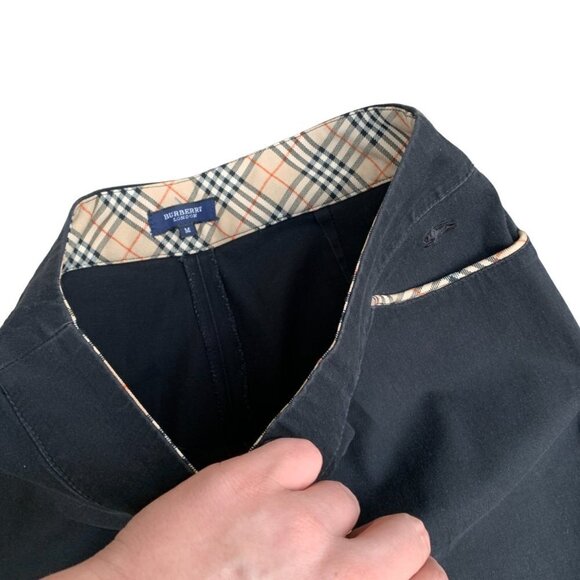 VINTAGE Burberry Pants Medium Black - Picture 8 of 8